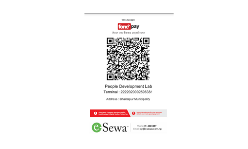QR Code for payment