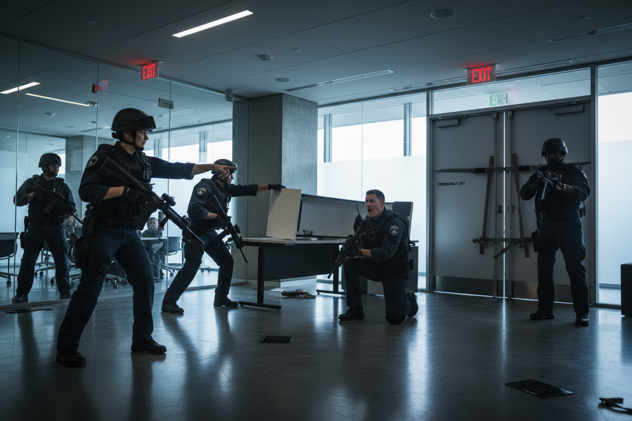 Active Threat Awareness & Response: “Run, Hide, Fight” for Security Professionals