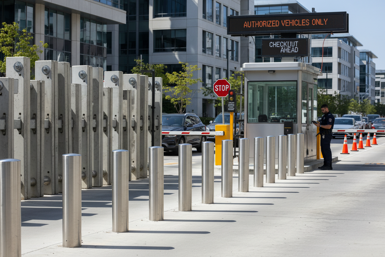 🚧 Hostile Vehicle Mitigation & Perimeter Defens
