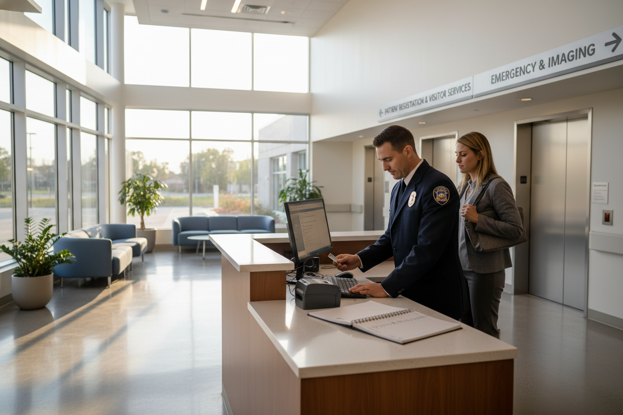 Visitor Screening & Badge Issuance