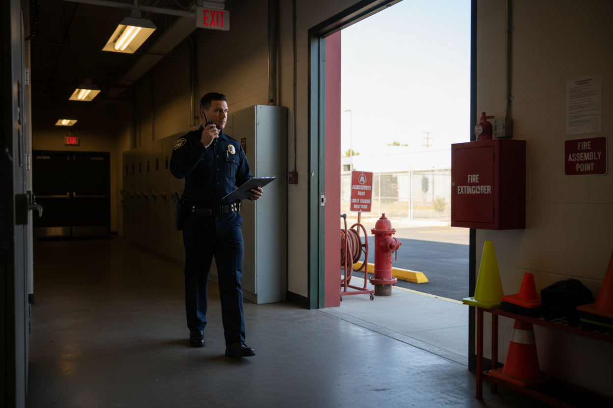 Firewatch Duties (Interior & Exterior): Security Guard Training