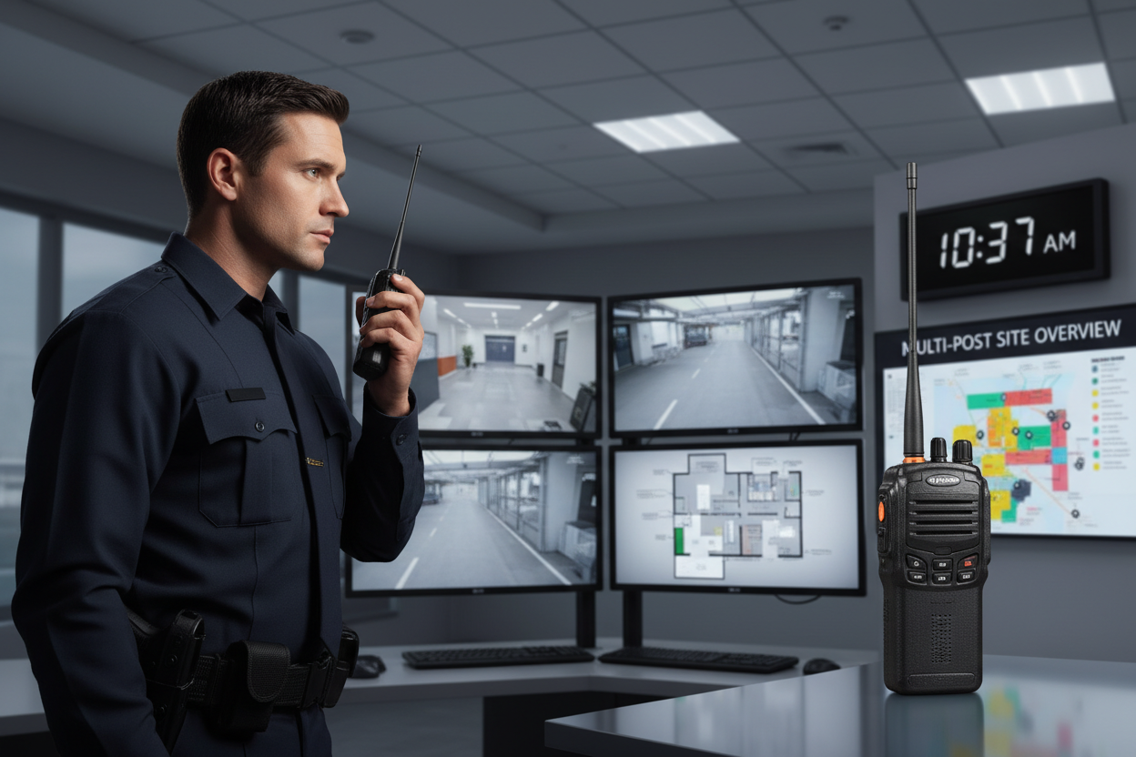 Radio Communication Protocols for Security Guards